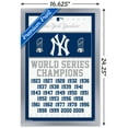 thumbnail image 3 of MLB New York Yankees - Champions 13 Wall Poster, 14.725" x 22.375", Framed, 3 of 3