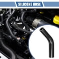 thumbnail image 2 of Unique Bargains 1 Pcs 19-22mm 0.75"-0.87" ID 102mm 4.02" Length 45° Black Car Silicone Hose, 2 of 7