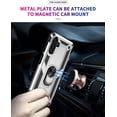 thumbnail image 2 of [PST] Samsung Galaxy A54 5G Kickstand Rotating Ring Case, Heavy Duty Hybrid Shock Absorption Rugged Hard Phone Case Cover, 2 of 5