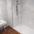 thumbnail image 5 of Screen Series Frameless Glass Shower Screen Shower Door in Brushed Nickel, 5 of 8
