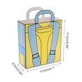 thumbnail image 3 of Unique Bargains Cartoon Backpack Shape Gift Bags 6 Pcs Blue, 3 of 5