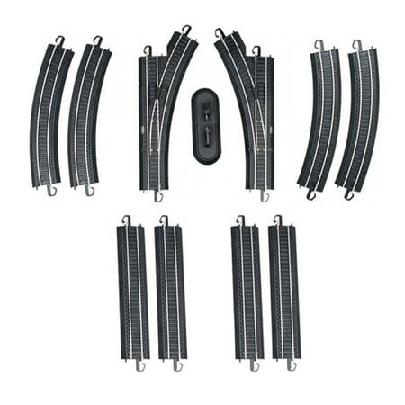 Bachmann Trains 12-Piece HO Steel Alloy E-Z Track Layout Expander Set (6 Pack)