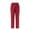 Red, variant on Chiccall Men's Scrub Pants Solid Stretch Straight Barrel Elastic Waist Drawstring Nursing Scrub Pants with Multiple Pockets
