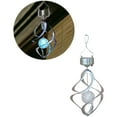 thumbnail image 1 of Solar Wind Chime LED Wind Chime Lighting Color Changing Hanging Light for Outdoor Garden Yard Party Decor (Silver), 1 of 7