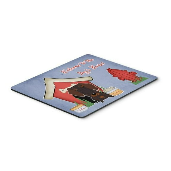 Carolines Treasures  Dog House Collection Wire Haired Dachshund Chocolate Mouse Pad - Hot Pad or Trivet