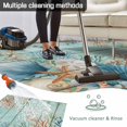 thumbnail image 5 of Teal Beach Coastal Outdoor Rug for Patio/Deck/Porch, Non-Slip Large Area Rug 3 x 5 Ft, Summer Nautical Coral Shell Botanical Vintage Indoor Outdoor Rugs Washable Area Rugs, Camping Rug Carpet Runner, 5 of 8