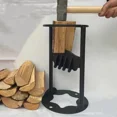 thumbnail image 1 of Manual Wood Splitter Quick Manual Log Splitter Manual Splitting Tool Steel Chisel Tip Splits Firewood With Splitting Hammer, 1 of 1