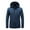 Blue, variant on Windbreakers for Men Velvet ski Outdoor Sports Pocket Hooded Mountaineering Black XL Men's Windbreaker Jacket