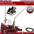 thumbnail image 1 of American Shifter  TH350 Shifter Kit Chrome 23 in. E Brake Cable Trim Kit for F4B0C, 1 of 1