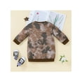 thumbnail image 3 of Gureui Toddler Infant Baby Girls Sweater Dress, Casual Letter Ghost Print Long Sleeves Round Neck Loose  Dress, 3 of 8