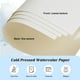 thumbnail image 2 of Papel de acuarela XWT, 9 x 12 pulgadas, 60 hojas, 230 g/m², prensado en frío, 2 of 7
