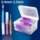 thumbnail image 3 of Vogacara 40 Uds. Cepillo interdental flexible Push-Pull cepillos de de plástico herramienta de higiene bucal de mano viaje doméstico Type2 NO2, 3 of 6