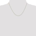 thumbnail image 2 of 10k Yellow Gold .8mm Cable Chain Necklace Pendant Charm Round Link, 2 of 9