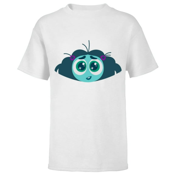 Disney and Pixar’s Inside Out 2 Envy Big Face Costume- Short Sleeve T-Shirt for Kids - Customized-White