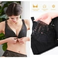 thumbnail image 2 of Front Close Bra for Women Push Up Wirefree Bra Seamless Comfort Brassiere, 2 of 9