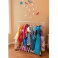 thumbnail image 3 of Boottique- The Boot Hanger Company Child Garment Rack- Kids Closet Organizer- with 10 Children's Velvet Hangers (Rack with 10 Black Velvet Hangers), 3 of 5