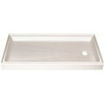 thumbnail image 2 of Durabase Fiberglass Rectangular Shower Floor, Right Hand Drain Location, White, 30 X 60 In., 2 of 2