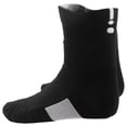 thumbnail image 4 of Calcetines deportivos de baloncesto para hombre, calcetines transpirables en tubo, transpiración, toalla gruesa, parte inferior, color blanco, 4 of 10