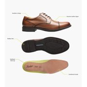 Florsheim Midtown Men's Cap Toe Oxford, Cognac, 12 D