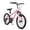 Pink, variant on imerelez 20 Inch Mountain Bike for Young Riders - 7-Speed Dual Suspension, Disc Brakes, Fits 4'9"-5'2" , Blue