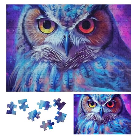 Palnkart Owl Theme Impossible Wooden Puzzle for Adults and Kids - Gift for Family Friends 300 PCS