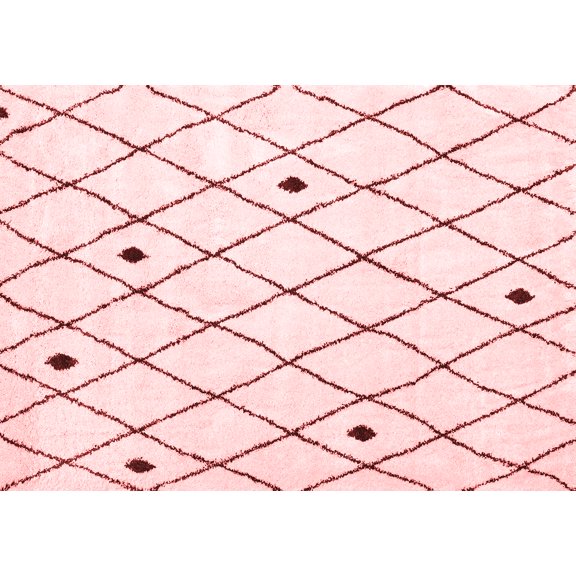 Ahgly Company Indoor Rectangle Persian Red Traditional Area Rugs, 6' x 9'