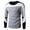 Gray, variant on safuny Men's Casual Crewneck Sweatshirt Color Block Fleece Pullover Sweatshirt Workout Clothing Black L