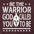 thumbnail image 5 of Wild Bobby Be The Warrior God Called You To Be Inspirational/Christian Men Premium Tri Blend Tee, Cardinal, Small, 5 of 5