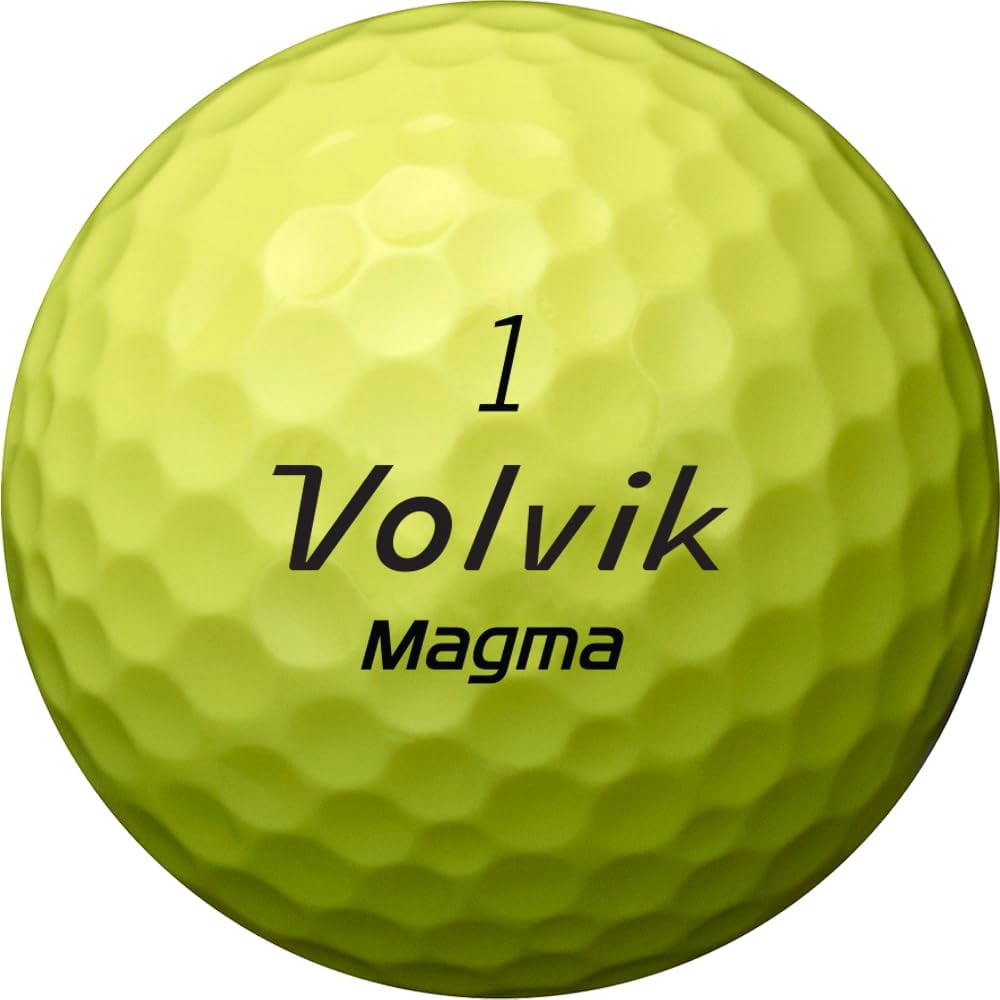 Volvik Magma Golf Balls (One Dozen) (Yellow)