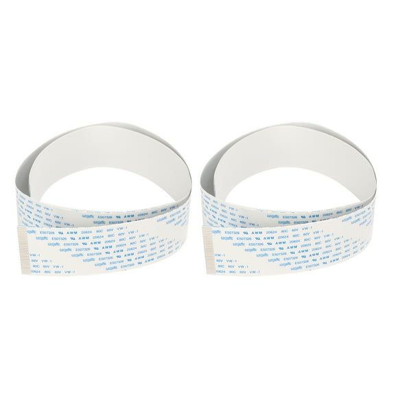 Printer Flexible Flat Cable,2Pcs Printer Flexible Flat Printer FFC Printer Flexible Ribbon Cable Sturdy Construction