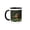 Black/White, variant on 3drose, Painted Bunting Bird on Huisache Tree, Texas - Na02 Rnu0719 - Rolf Nussbaumer, 11oz Magic Transforming Mug