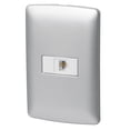 thumbnail image 1 of Placa CON Toma DE Telefono Plata Volteck 46486 PA-TE-IP, 1 of 1