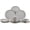 Gray, variant on Dinnerware Set for 4, 12 count Plates and Bowls Set