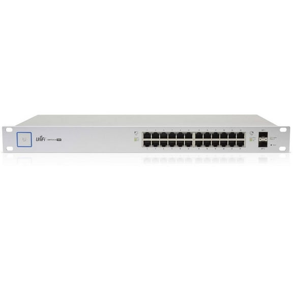 Ubiquiti UniFi Switch US-24-500W - Switch - managed - 24 x 10/100/1000 (PoE+) + 2 x Gigabit SFP - rack-mountable - PoE+