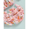 thumbnail image 6 of DcoolMoogl Baby Girl Swimsuit 3 6 9 12 24 Months Infant Fruit Print Bathing Suit Bikini Sets Swimwear Summer Beach 3Pcs Outfit, 6 of 7