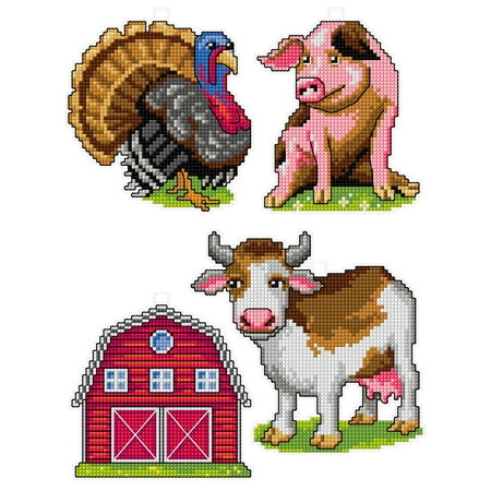 UPC: 4779055670242 | Farm 114CS Counted Cross-Stitch Kit