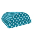 thumbnail image 1 of Teal Foot Rest, Retro Style Pattern with Polka Dots Soft High Seas Colored Pale Blue Spots Blots, Non-Slip Backing Adjustable Ergonomic Memory Foam Leg Support for Office, Teal Pale Blue, by Ambesonne, 1 of 5