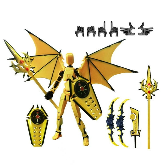 Assembly Completed 2025 Upgrade Titan 13 Action Figure,Robot 13 Action Figures,3D Printed Multi Jointed Movable,Nova 13 Action Figure Set,Desk Decoration,Creative Gifts (color)
