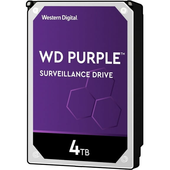 WD-IMSourcing Purple WD40PURX 4 TB Hard Drive, 3.5" Internal, SATA (SATA/600)