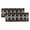 Black, variant on Valances for Windows, Brown Black Boho Kitchen Curtains Valances 2 Pack for Living Room Bedroom Bathroom, Country Aztec Southwest Geometric Light Filtering Curtains Rod Pocket Valance 42"x12"
