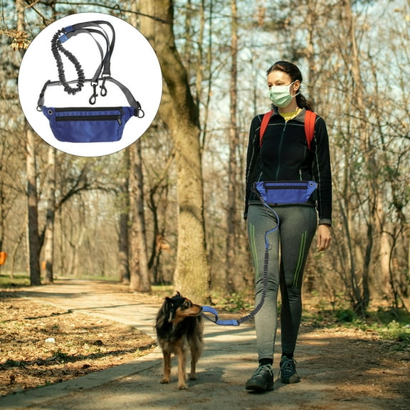 PBPBOX 1 Set Dog Running Belt Dog Leash Heavy Duty for Outdoor Walking Supplies