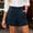 *Dark Blue, variant on Women's High Waisted Dress Shorts with Pockets ,Business Casual Office Daily Wear Short Khaki,Women's Plus L