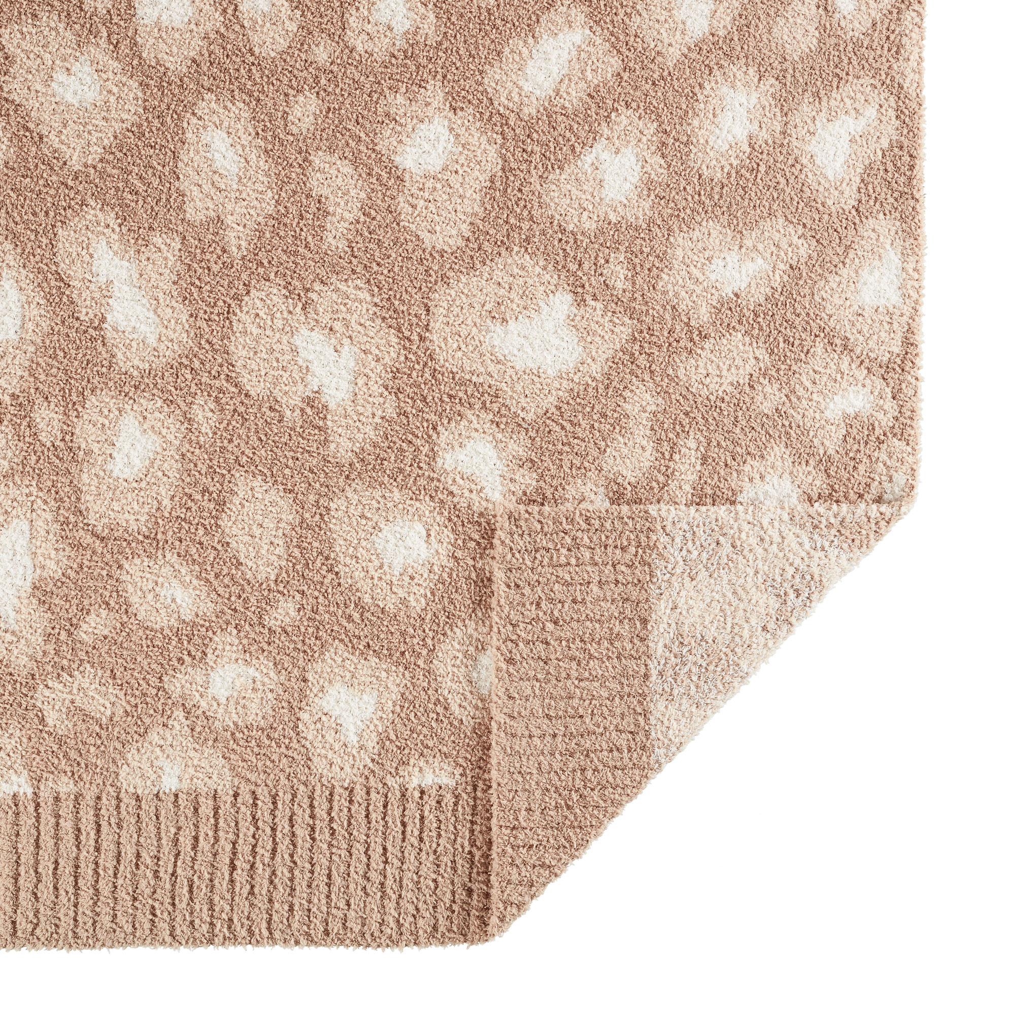 Better Homes & Gardens Cozy Knit Throw, 50"x72", Tan Animal Print - image 3 of 4