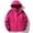 Hot Pink, variant on Women's Softshell Warm Outdoor Windbreaker Waterproof Zipper Long Cycling Bike Coat Outdoor Single-layer Sprinker Suit Casual Lapel Zipper Loose Soft Hooded Coat