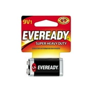12-pack 9 Volt Eveready Super Heavy Duty Batteries (Carded)