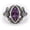 6, variant on 12x6mm Genuine Amethyst Ring for Women 925 Sterling Silver Real Marquise Shaped Amethyst Statement Promise Rings Jewelry for Wife Mom Her