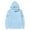 Light Blue, variant on Piuwrlz Girl Winter Hoodies Kids Hood Sweatshirts Loose Pocket Round Neck Hoodie Khaki Size 150