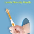 thumbnail image 3 of Manual Toothbrushes For Kids, Four Colorful Options In Premium Material With Non-slip Grip And Suction Cup For Easy Storage, 3 of 6