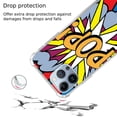 thumbnail image 3 of Pop Art Case for iPhone 12 Pro,Aesthetic Art Design Pattern TPU Shock-proof Cover Case, 3 of 6