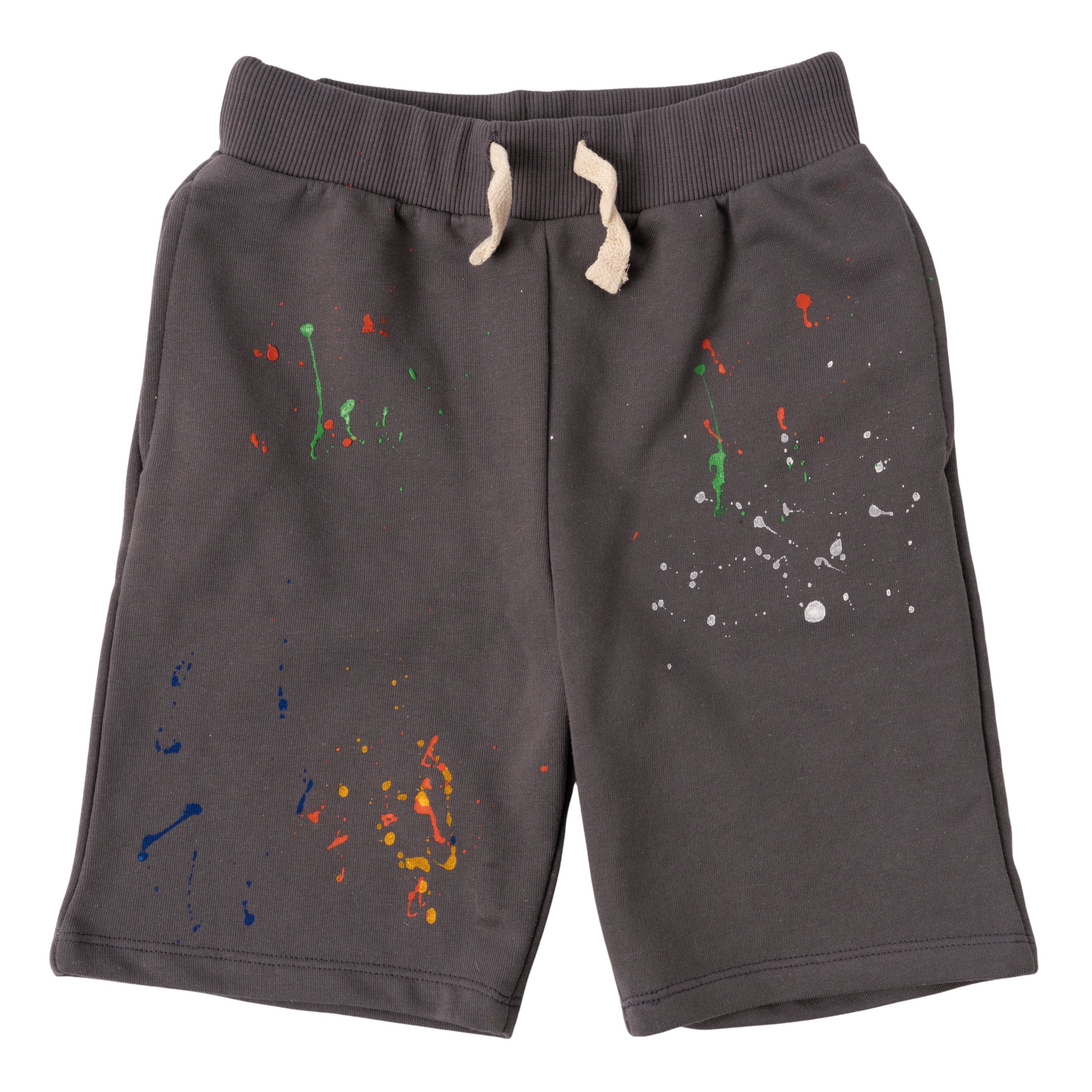 KIDPIK Boys Conton Printed Shorts Elastic Waist, Size: 2T - L (12)